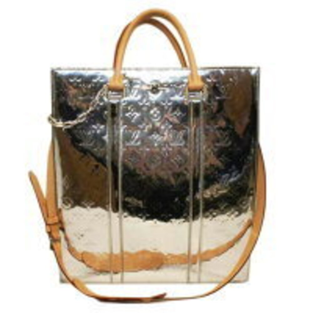 Louis Vuitton Sac Plat Monogram Mirror Silver